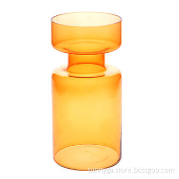 Handmade Glass Vase, Various Colors Available, Suitable for Decorations